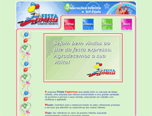 Tablet Screenshot of festaexpressaeventos.com.br